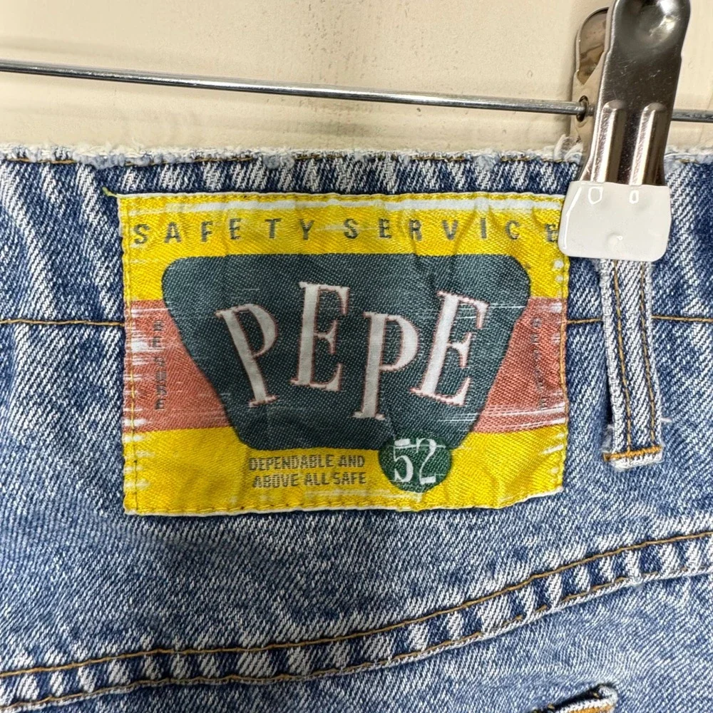 Vintage‎ Pepe Safety Service High Rise Jeans Size 30